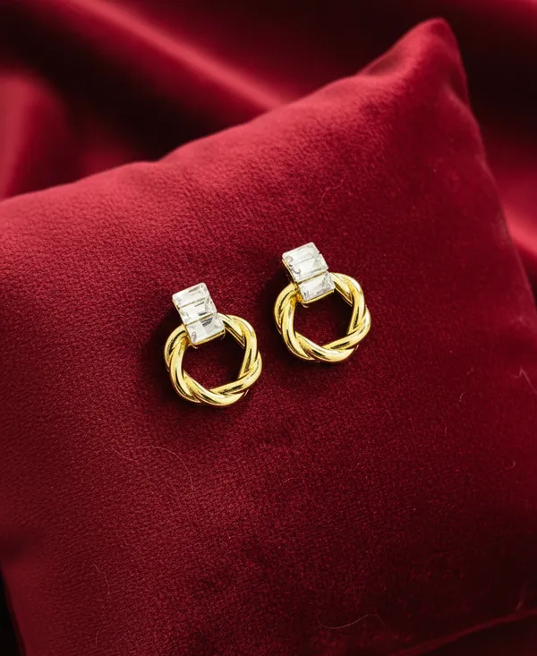 Golden_Infinity_Studs_For_Women