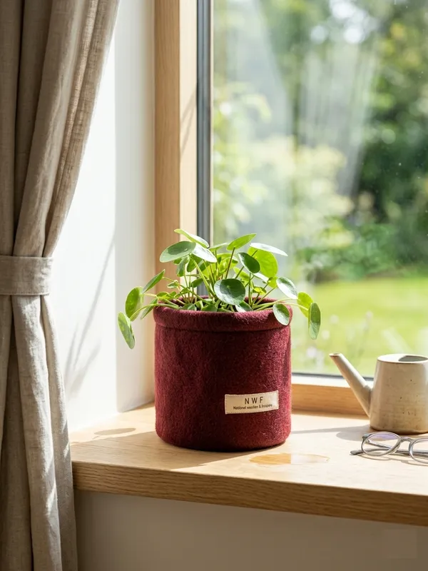 100%_Pure_Wool_Felt_Indoor_Plant_Pot_(Pack_of_1_Piece)