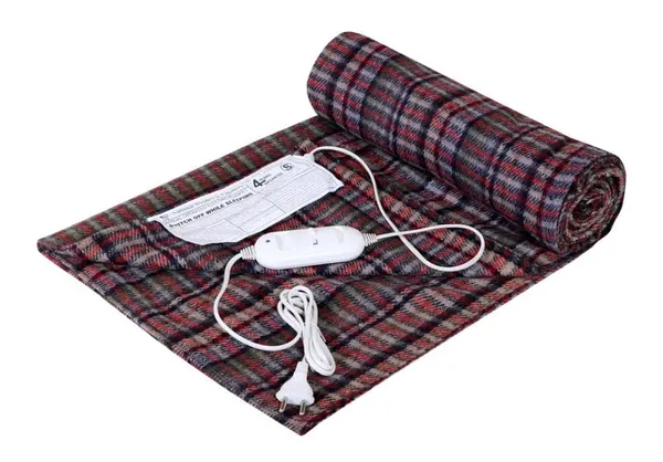 Electric_Heated_Bedsheet_|_Shockproof_Wool_Under_Blanket_|_Random_Colour/Design