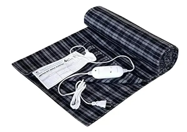 Electric_Heated_Bedsheet_|_Shockproof_Wool_Under_Blanket_|_Random_Colour/Design
