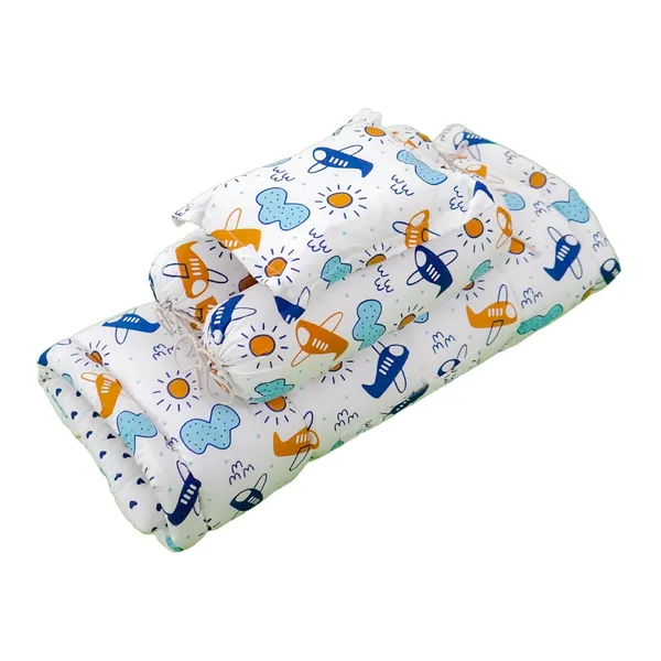 Pack_of_4_-_Cotton_Baby_Bedding_Set_26×40_Inch_|_Blue_Plane_Cloud