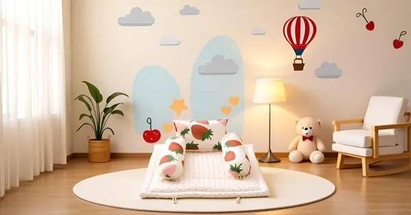 Pack_Of__4_-_Premium_Cotton_Baby_Bedding_Set_26×40_Inch_|_Strawberry_Print
