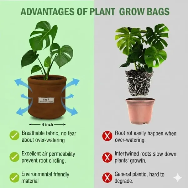 100%_Pure_Wool_Felt_Indoor_Plant_Pot_(Pack_of_5_Pieces)