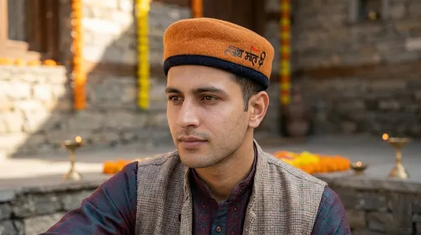 Jai_Mata_Di_Printed_Cap_for_Men_Traditional_Indian_Style_Topi,_Soft_&_Comfortable_Ethnic_Cap_for_Sagan,_Festivals_&_Religious_Wear