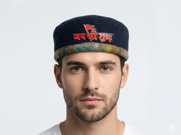 Jai_Shri_Ram_Printed_Cap_for_Men_Traditional_Indian_Style_Topi,_Soft_&_Comfortable_Ethnic_Cap_for_Sagan,_Festivals_&_Religious_Wear