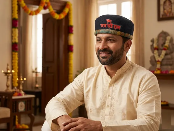 Jai_Shri_Ram_Printed_Cap_for_Men_Traditional_Indian_Style_Topi,_Soft_&_Comfortable_Ethnic_Cap_for_Sagan,_Festivals_&_Religious_Wear