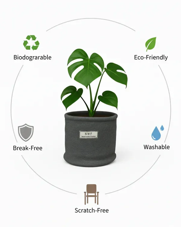 100%_Pure_Wool_Felt_Indoor_Plant_Pot_(Pack_of_4_Pieces)