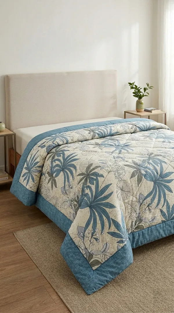 Lightweight_Double_Bed_AC_Comforter_|_Cooling_Floral_Quilt_