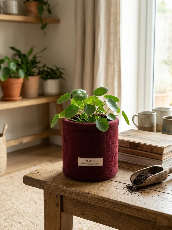 100%_Pure_Wool_Felt_Indoor_Plant_Pot_(Pack_of_1_Piece)