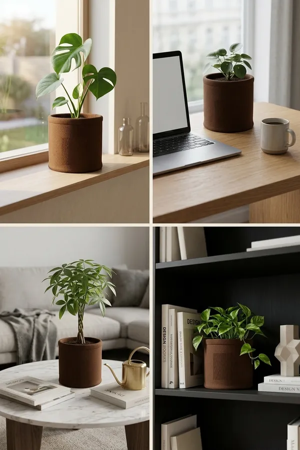 100%_Pure_Wool_Felt_Indoor_Plant_Pot_(Pack_of_1_Piece)