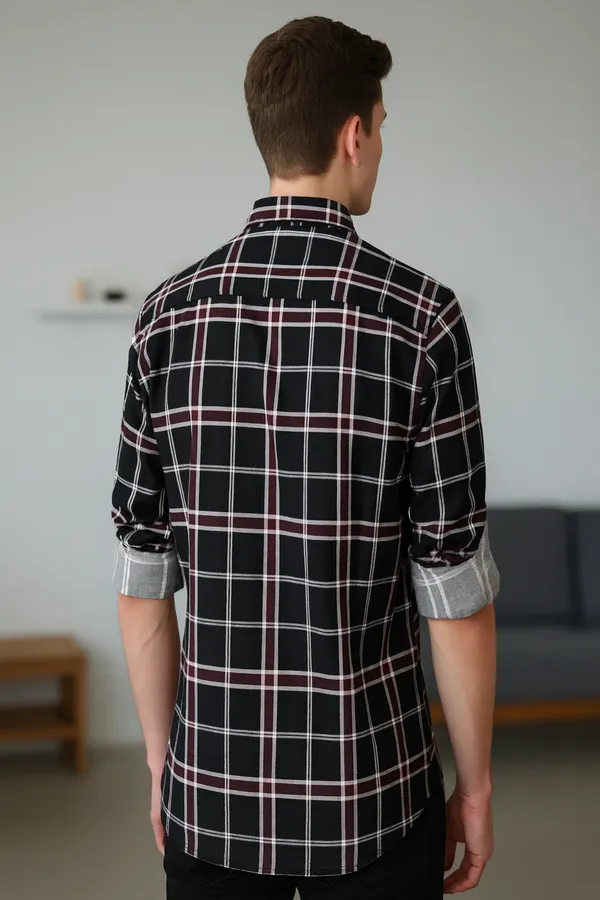 Black_Cotton_Classic_Shirt_For_Men