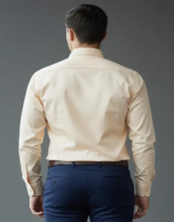 Cream_Cotton_Classic_Shirt_For_Men