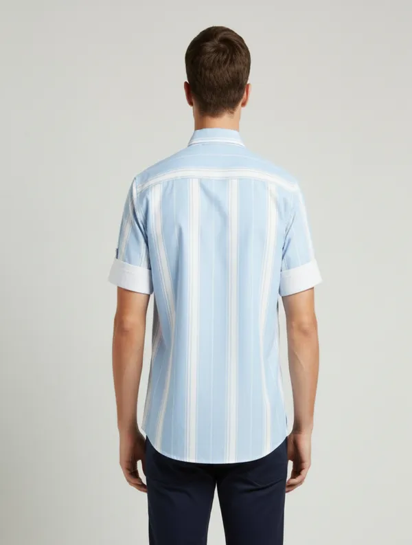 Sky_Blue_Cotton_Classic_Shirt_For_Men