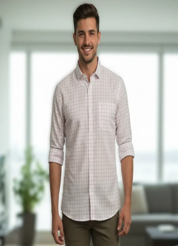 Light_Pink_Cotton_Classic_Shirt_For_Men
