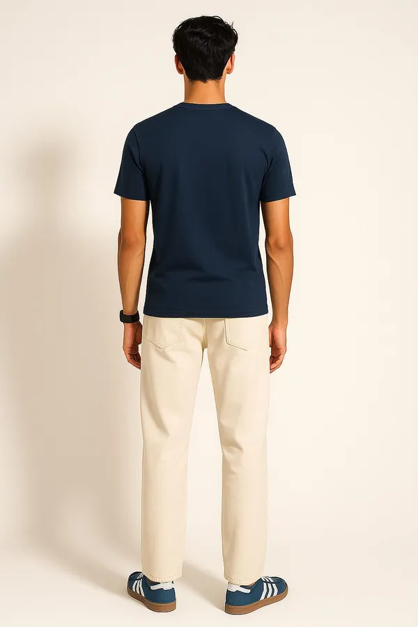 Navy_Blue_Pure_Cotton_Solid_Round_Neck_T-Shirt_For_Men