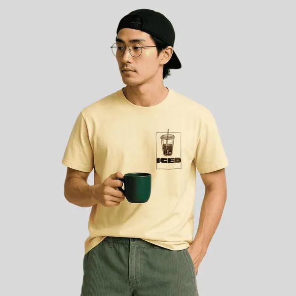 Beige_Pure_Cotton_Printed_Round_Neck_T-Shirt_For_Men