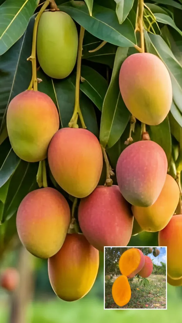 Hybrid_Keshari_Mango_🥭🥭🥭_Grafting_Plant_(Pack_Of_1)