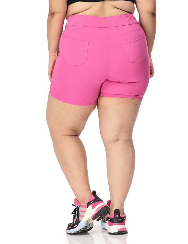 Pink_Compression_Shorts_For_Women