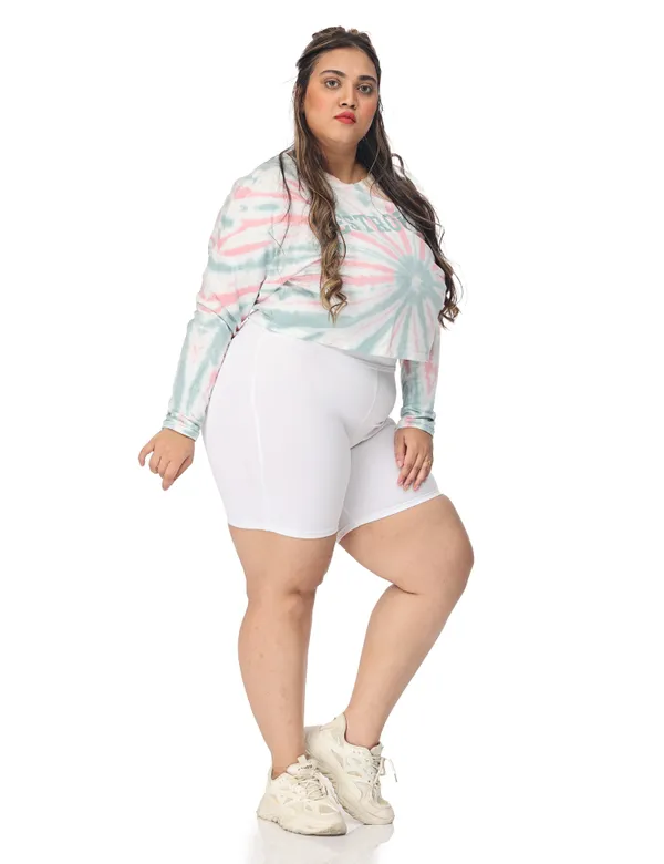 White_Compression_Shorts_For_Women
