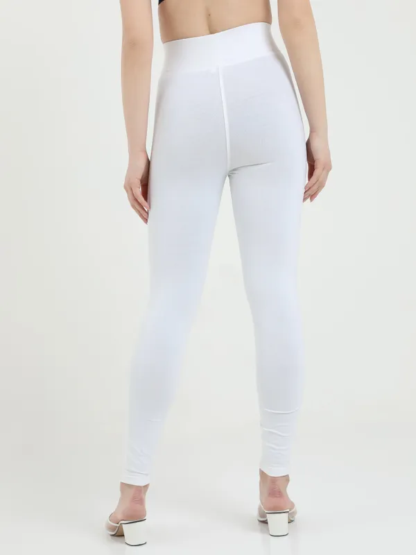 White_Ankle_Length_Leggings_For_Women
