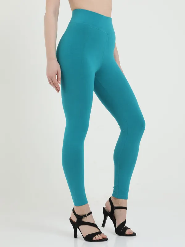 Aqua_Ankle_Length_Leggings_For_Women