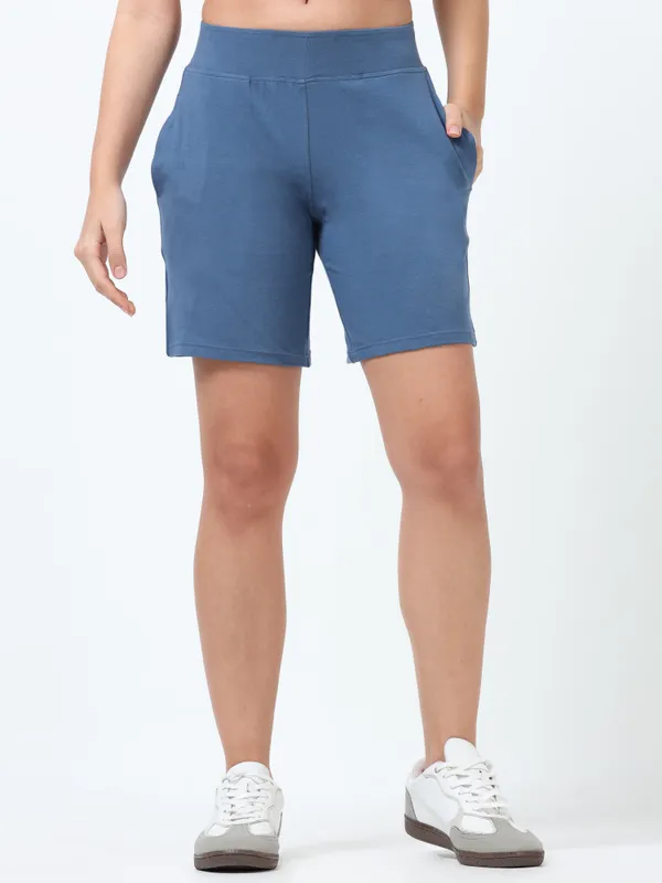 Indigo_Shorts_Cotton_For_Women