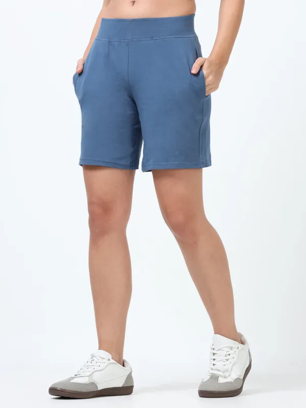 Indigo_Shorts_Cotton_For_Women