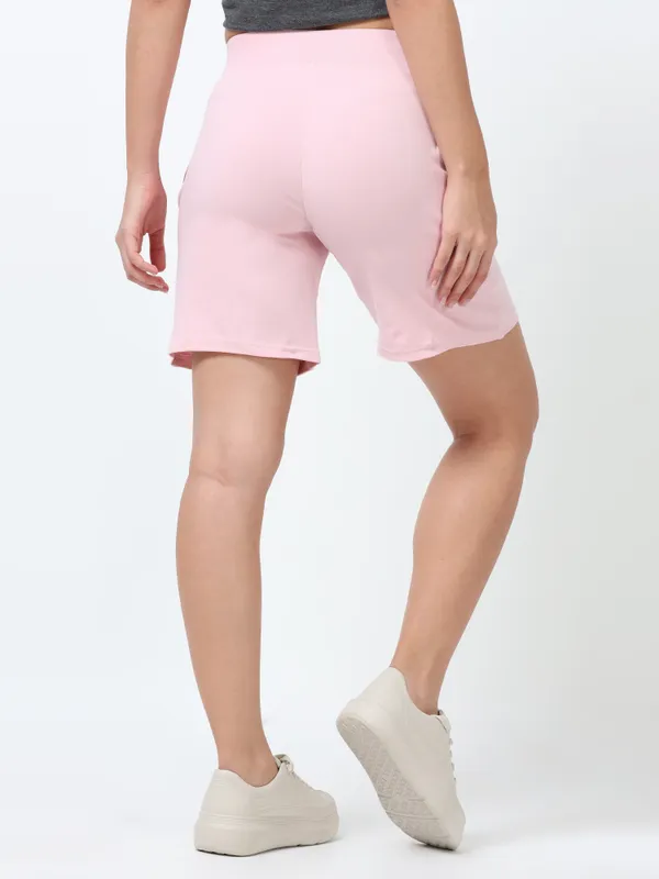 Peach_Shorts_Cotton_For_Women