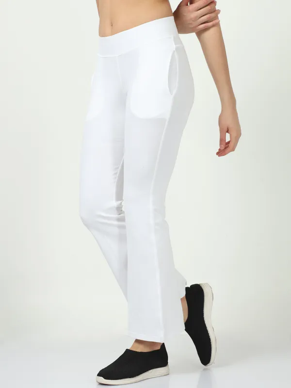 White_Cotton_Ladies_Pant_Formal_For_Women