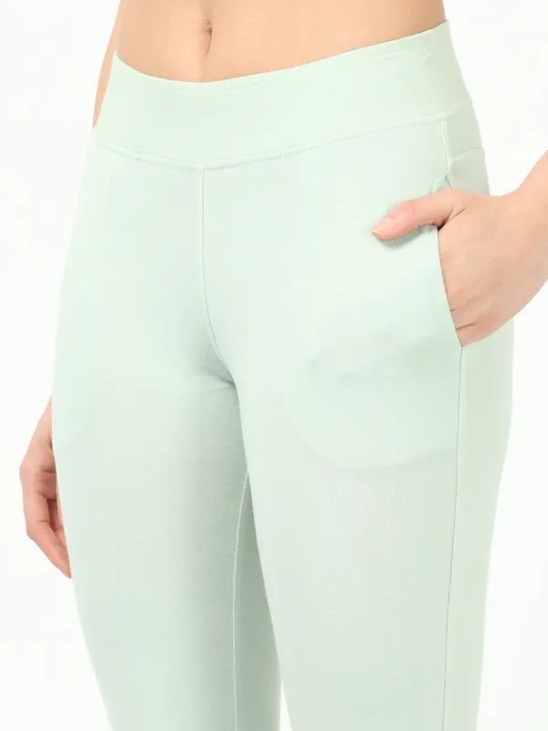 Pistachio_Cotton_Ladies_Pant_Formal_For_Women