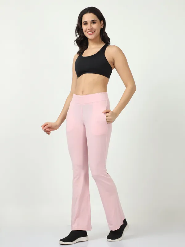 Peach_Cotton_Ladies_Pant_Formal_For_Women