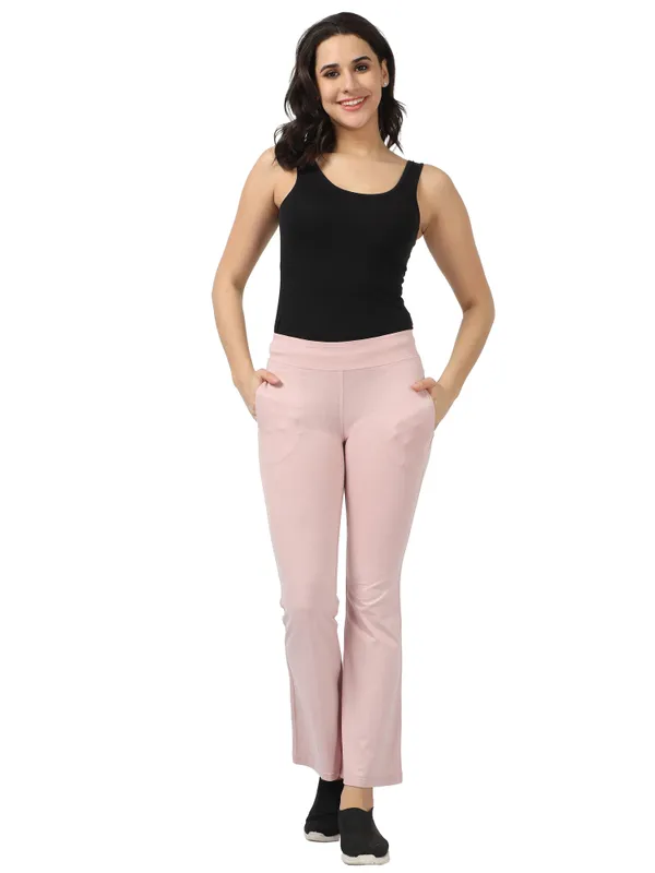 Peach_Cotton_Ladies_Pant_Formal_For_Women