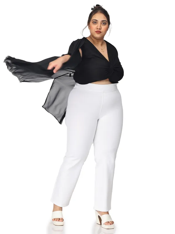 White_Plus_Size_Tummy_Tucker_For_Formal_Trouser_For_Women