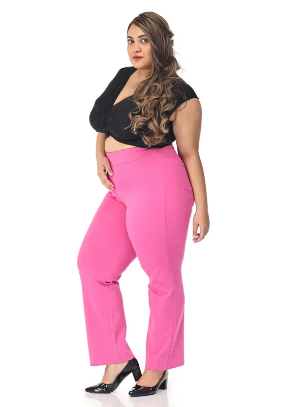 Pink_Plus_Size_Tummy_Tucker_For_Formal_Trouser_For_Women