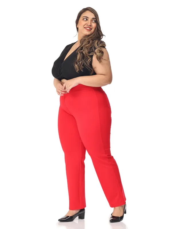 Red_Plus_Size_Tummy_Tucker_For_Formal_Trouser_For_Women