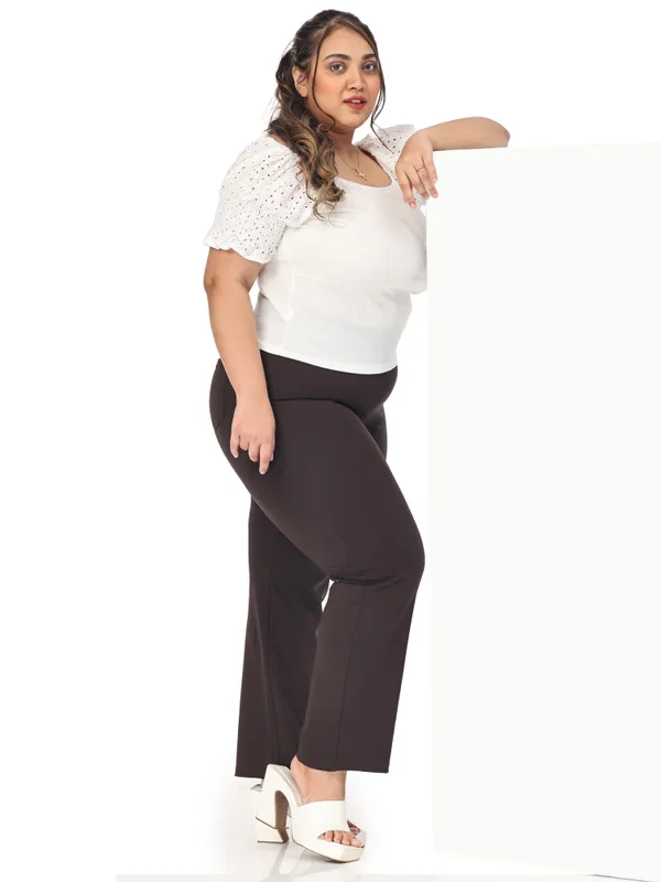 Coffee_Brown_Plus_Size_Tummy_Tucker_For_Formal_Trouser_For_Women