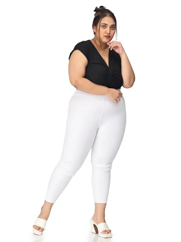 White_Plus_Size_Tummy_Tucker_Jegging_For_Women