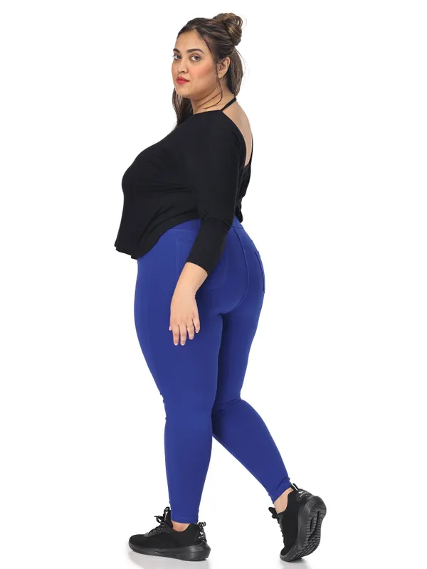Royal_Blue_Plus_Size_Tummy_Tucker_Jegging_For_Women
