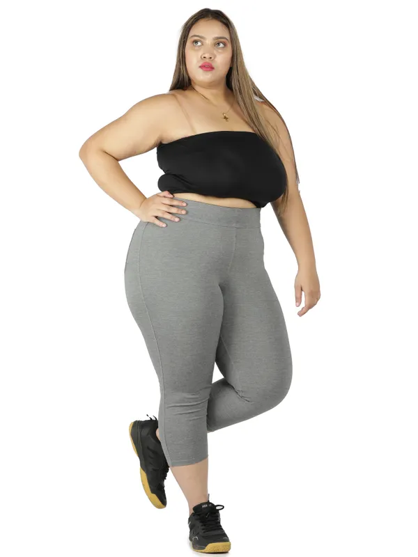 Grey_Tummy_Tucker_Capris_For_Women
