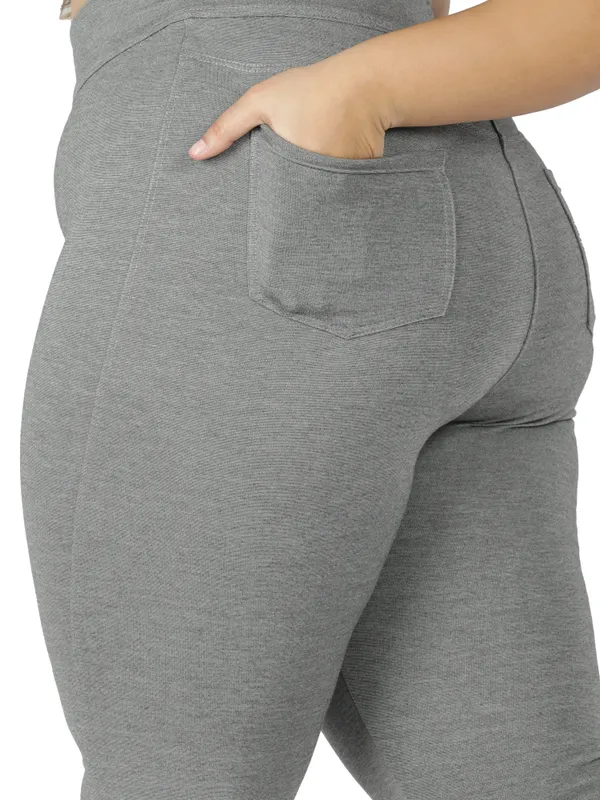 Grey_Tummy_Tucker_Capris_For_Women