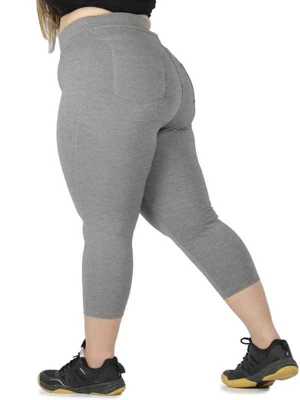 Grey_Tummy_Tucker_Capris_For_Women