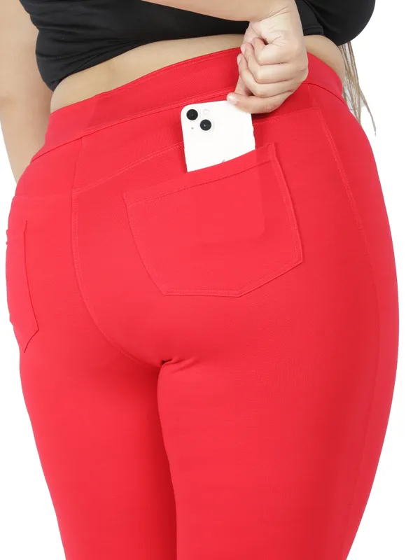 Red_Tummy_Tucker_Capris_For_Women