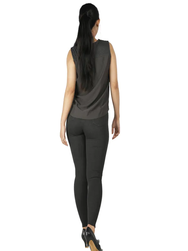 Charcoal_Tummy_Tucker_Jeggings_For_Women