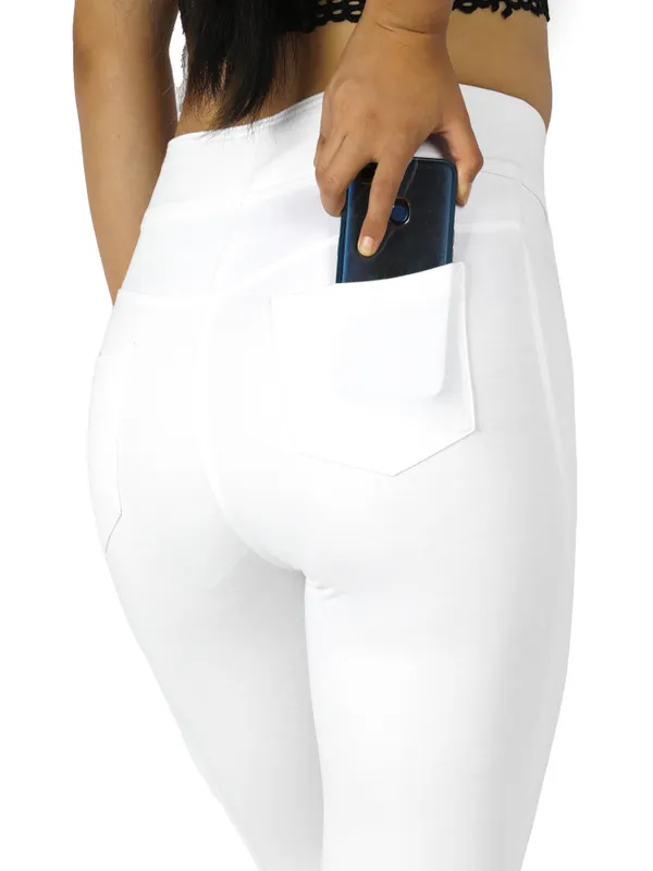 White_Tummy_Tucker_Jeggings_For_Women