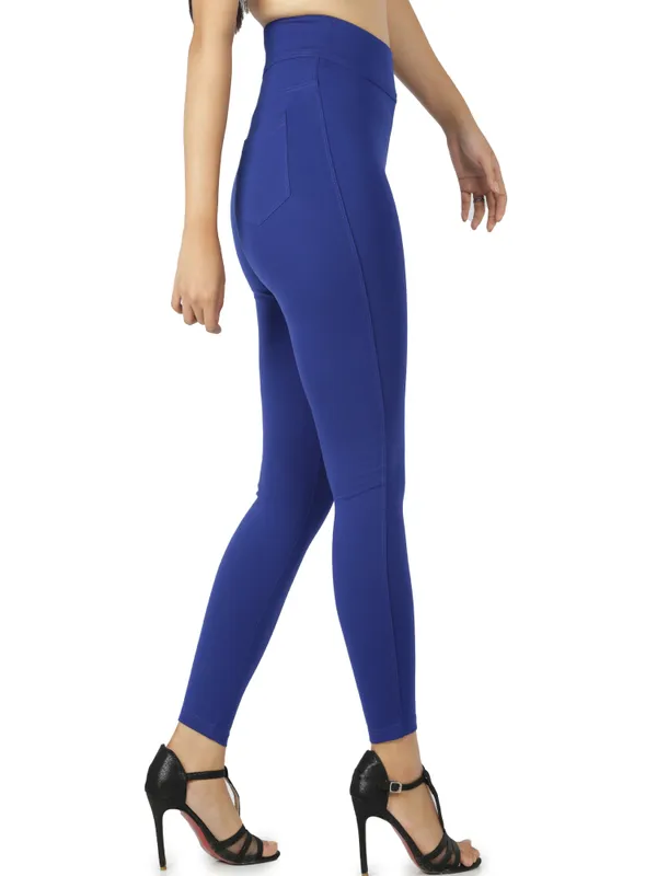 Royal_Blue_Tummy_Tucker_Jeggings_For_Women