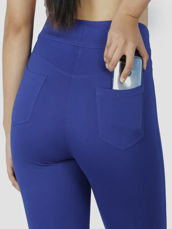 Royal_Blue_Tummy_Tucker_Jeggings_For_Women