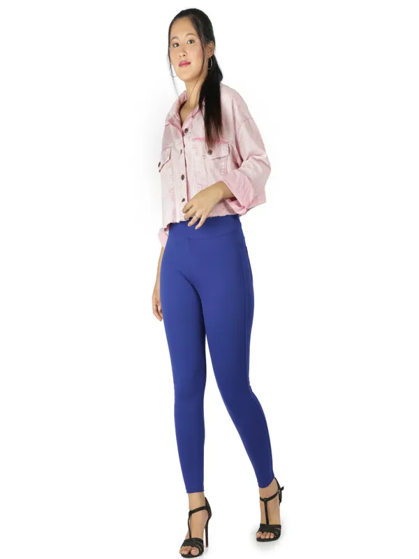 Royal_Blue_Tummy_Tucker_Jeggings_For_Women