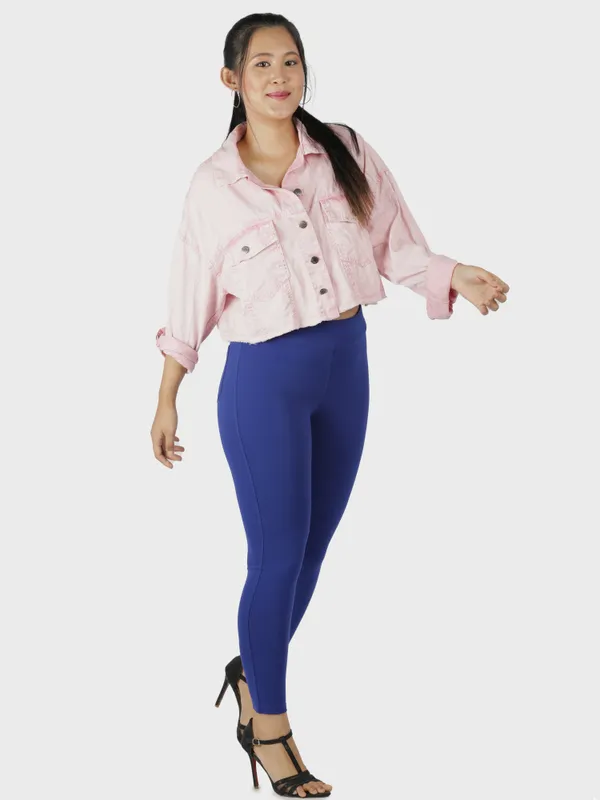 Royal_Blue_Tummy_Tucker_Jeggings_For_Women