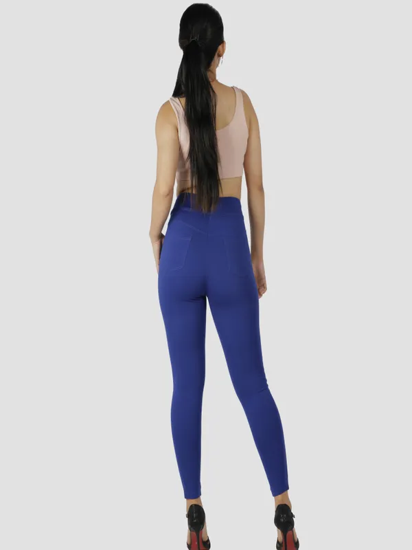 Royal_Blue_Tummy_Tucker_Jeggings_For_Women