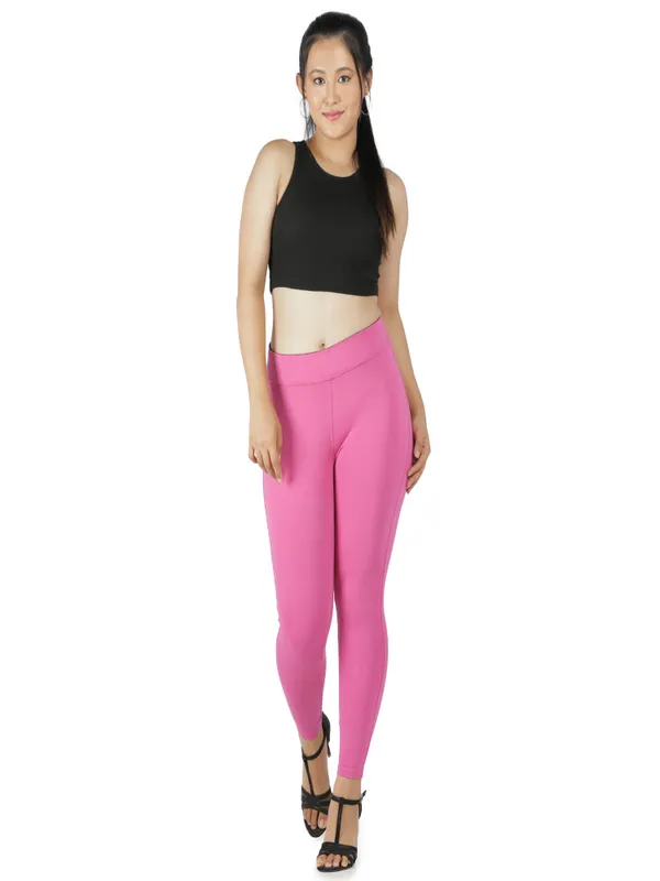 Pink_Tummy_Tucker_Jeggings_For_Women